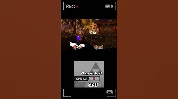 LINK VS GANONDORF ( level 9 ) Super  Smash Bros Ultimate #shorts