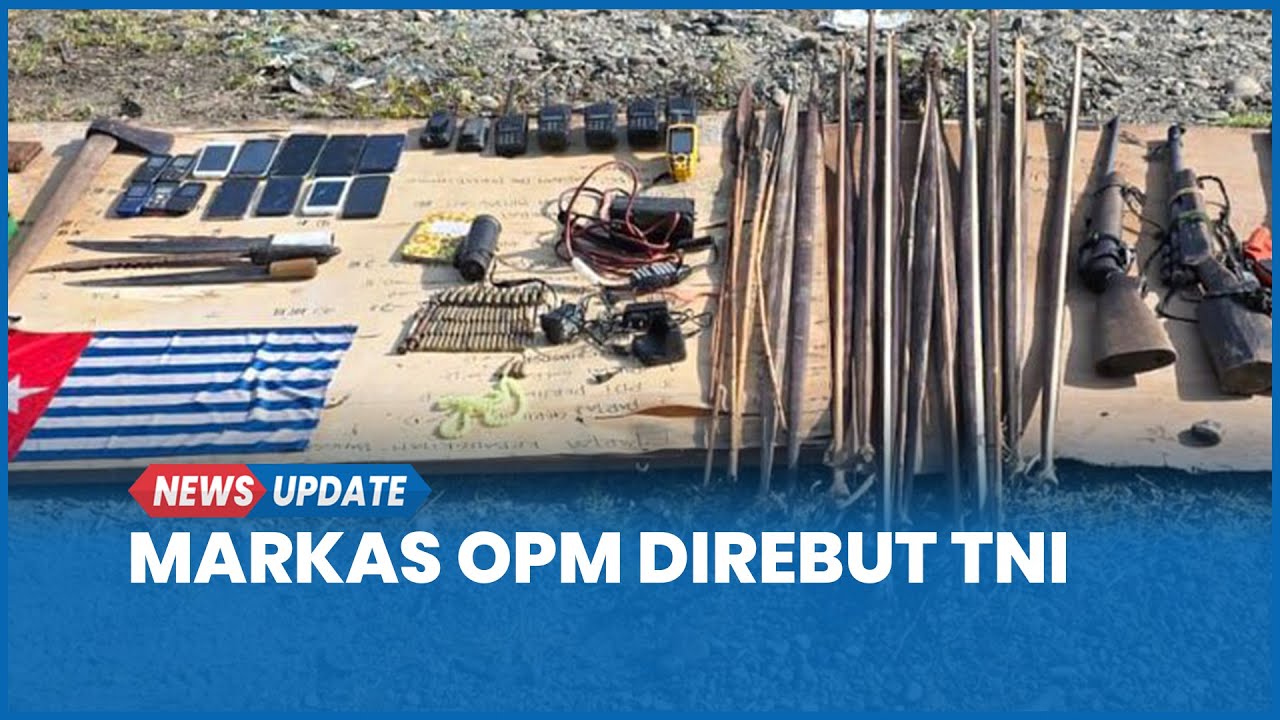 Markas OPM KKB Papua Kodap XVI Yahukimo Direbut Satgas Koops TNI Habema