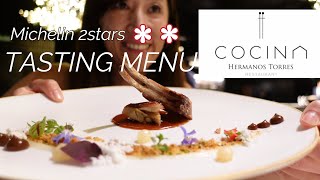 Cocina Hermanos Torres MICHELIN 2-STARS RESTAURANTS |Tasting menu |in Barcelona Spain