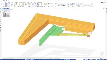Four Bar Linkage Mechanism 19 - Solid Edge | 4 Bar Crushing Motion Part 2