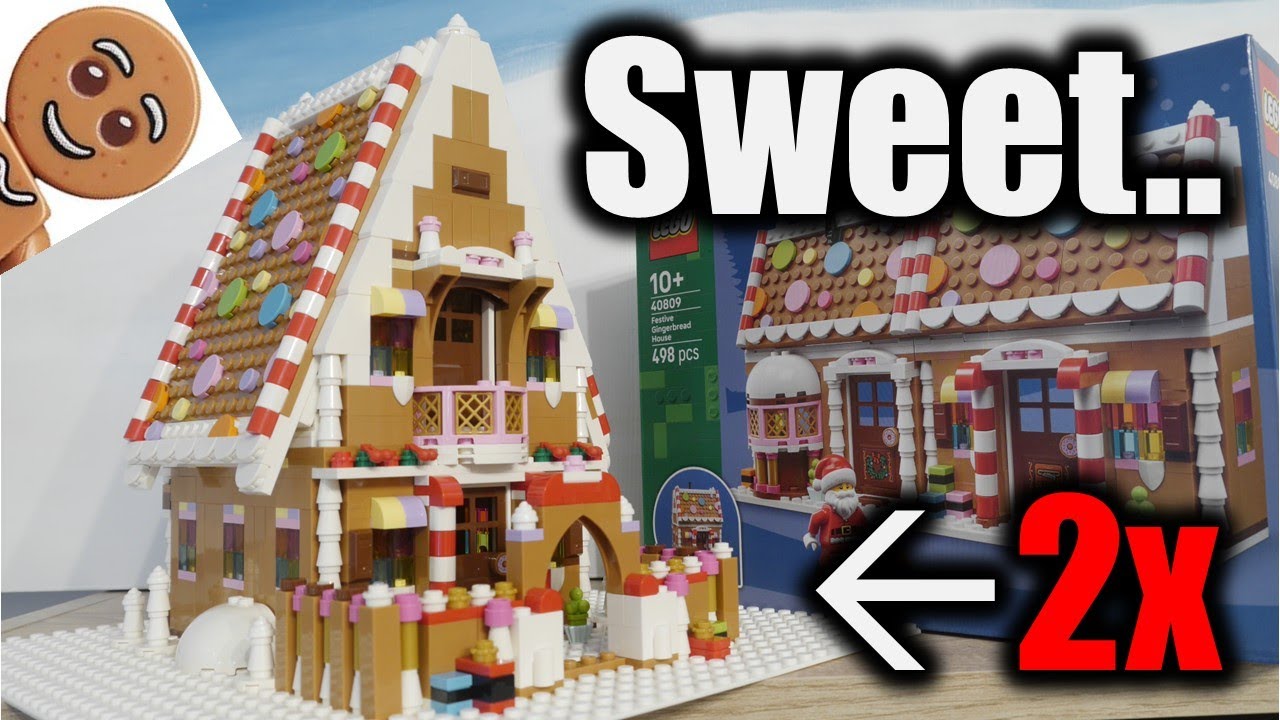 ハン　12 Speedbuild: HUGE Lego Gingerbread House for Christmas! - YouTube