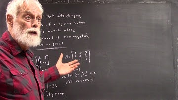 daglin 3052 attempt to prove that interchanging two rows changes sign of determinant  first steps ar