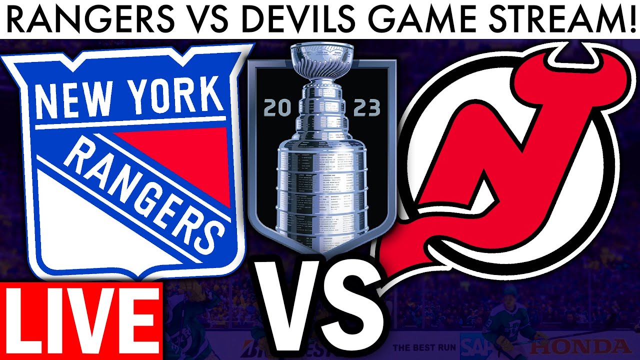 RANGERS VS DEVILS GAME 1 LIVE! (NHL Playoffs / 2023 Stanley Cup Stream Free Play-By-Play/News)