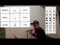 Dizi Bamboo Flute key of C - Lesson 1 -Introduction (Notes C,D,E)