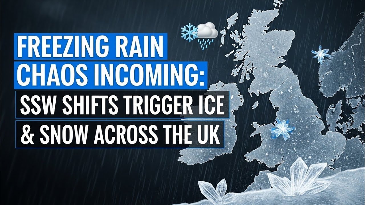 Freezing Rain Chaos Incoming: SSW Shifts Trigger Ice & Snow Across the ...