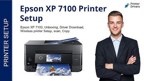 Epson XP 7100 Printer Setup | Printer Drivers | Wi-Fi setup | Unboxing