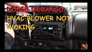 Dodge Durango: No Blower Motor