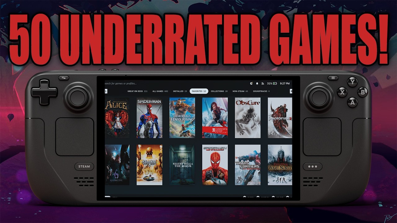 50 Underrated Hidden Gems on Steam Deck — Full Performance Test