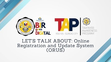 What is Online Registration and Update System (ORUS)?