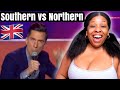 AMERICAN REACTS TO Southern Girls vs Northern Girls in the UK | RUSSELL KANE