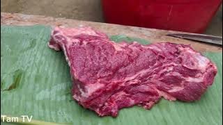 Install the water line on the tiger dish with grilled ribs/Tam TV