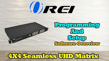 OREI Ultra HD Matrix Video Wall | Software Installation and PC Tool Control(4x4 / 8x8 Matrix)