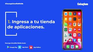 ¿ Cómo descargar y usar tu nuevo SchoolNet Mobile? screenshot 3