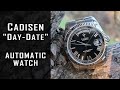 Cadisen  C8185 "Day-Date" 40mm (Miyota 8285+sapphire) automatic watch review #gedmislaguna #cadisen