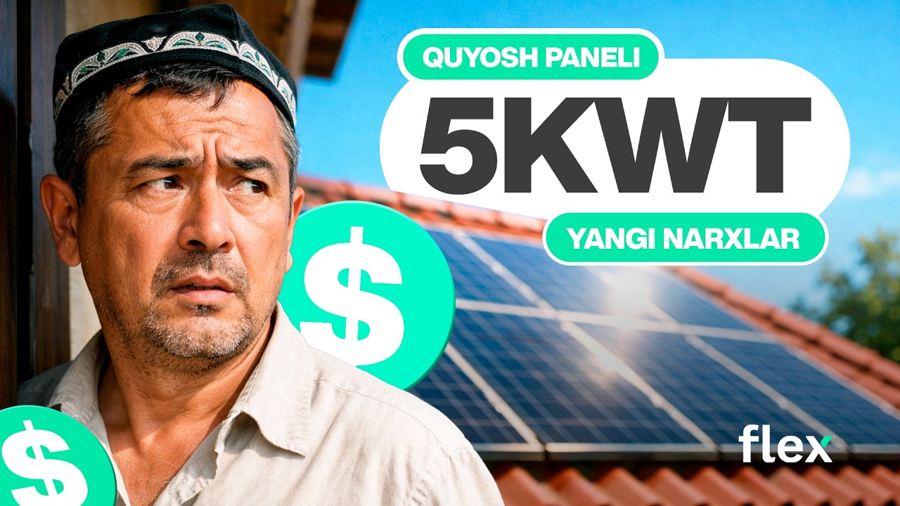 5 kW quyosh panel stansiyasi SIZGA qanchaga tushadi? #quyoshpanel #longiX10 #5kw #ongrid