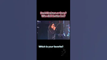 Did David Draiman Deserve To Get Booed Disturbed Ozzyosbourne Fyp Viral Music 