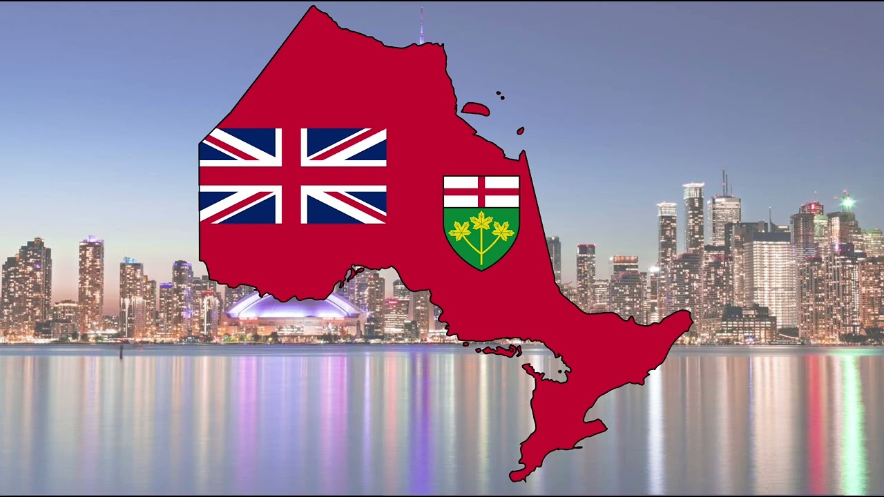 Ontario - Flag Map Speedpaint