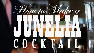 How to Make Coq d’Argent’s Junelia Cocktail @FineDiningTV