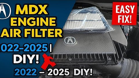 Acura MDX Engine Air Filter Replacement (V6, EASY DIY!)