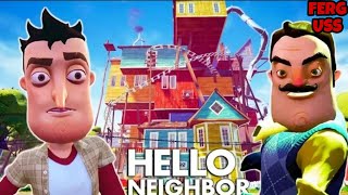 Новый дом и новые тайны Соседа. в мультяшной хоррор игре Hello neighbor