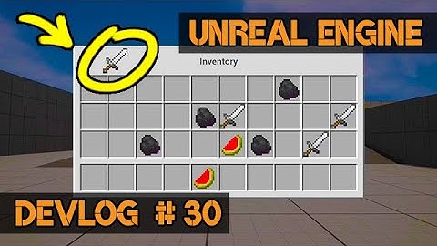 How To Drag and Drop - Minecraft Inventory Part 2 | Devlog 30 - Unreal Engine GameDev