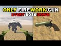 FIREWORK GUN VS Bosses | Survivalist Class | Roblox Dead Rails