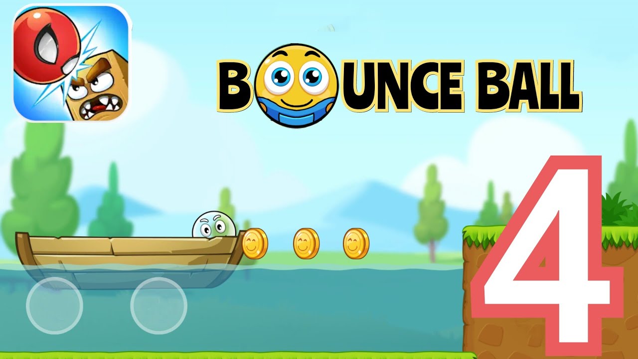 Bounce Ball Adventure: Red Bounce Ball ( Level 40 - Level 45 )