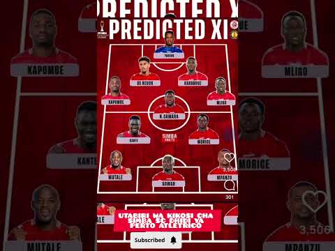 UTABIRI KIKOSI CHA SIMBA SC DHIDI YA PETRO ATLETRICO UNAKIONAJE Caf Simbasc Shorts Africanfootball 