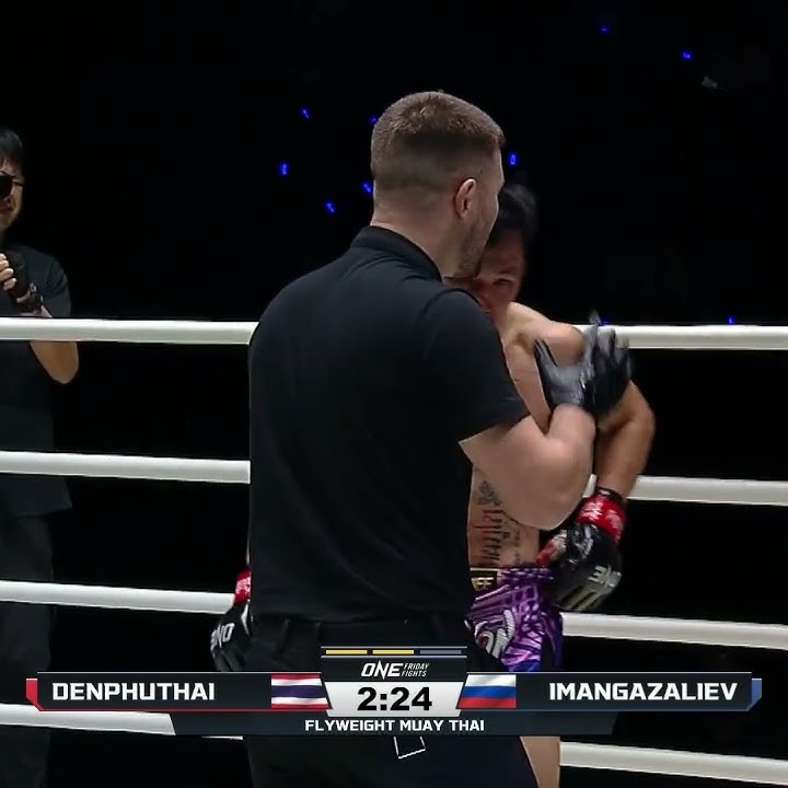 CRAZY 🤯 Asadula Imangazaliev knocks out Denphuthai for his fifth straight win at ONE Friday Fights!