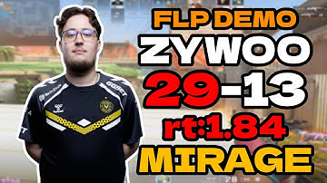 FPL DEMO ZywOo (29-13) rt:1.84 l FPL / FACEIT POV (mirage) | #cs2 #pov