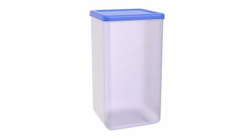 3D model plastic food container for products. Superhive, CGtrader (no sound)