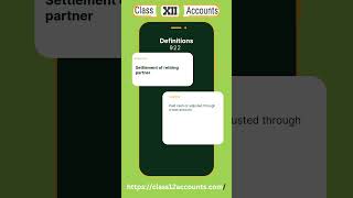 CBSE Class 12: Partnership Accounts for 12th- Flash Cards !