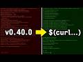 Twój skrypt instaluje starą wersję - curl, jq i wget to naprawiają