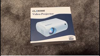 Mini Projector, #CLOKOWE 2022 Upgraded Portable Projector with 7000 Lux and Full HD 1080P