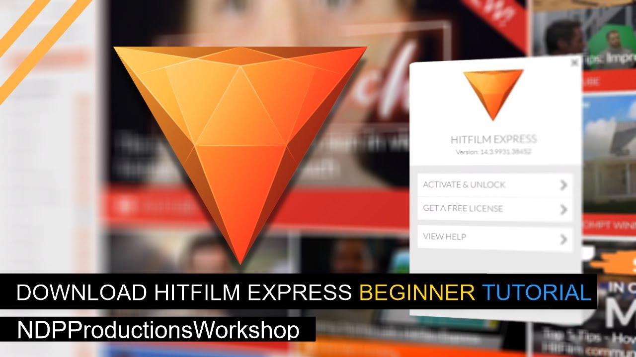 how to render and export a video in hitfilm express 2018