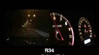 Streetrace Nissan Skyline GTR R34