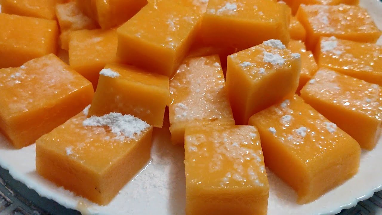 Десерт из тыквы со сгущенкой