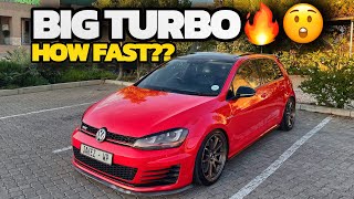 IS38 Turbo Stage 2 VW MK7 GTI 🔥😱 **1/4 MILE CHALLENGE **| KING OF THE STRIP Episode 2 #400mrace