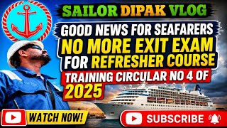 Discontinuation of Exit Exams for Refresher Courses Training Circular No. 04 of 2025 ๐