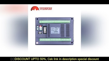 7 inch HMI PLC All In One Touch Screen With PLC Integrated Panel 0-10V 4-20MA Analog MODBUS Relay&Tr