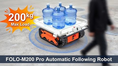 Meet the FOLO-M200 Pro: Mini Tracked Robot with 200kg Load, Smart Follow & Multi-Terrain Power