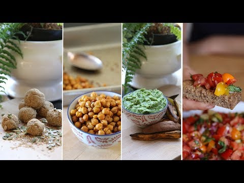 5 QUICK & EASY VEGAN SUMMER SNACKS | Healthy & Simple