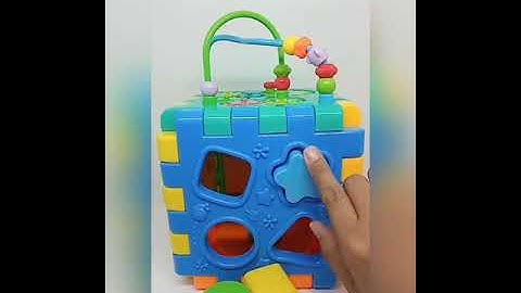 play & learn activity cube