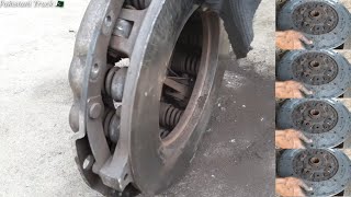 How to change a old clutch plate and cleaning pressure plate