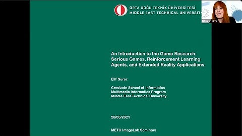 ImageLab Seminar - 28 May 2021 - Dr. Elif Surer (METU Informatics Institute)