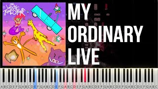 The Living Tombstone - My Ordinary Life - Piano Tutorial - Advanced Arrangement