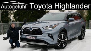 allnew Toyota Highlander Hybrid FULL REVIEW  now it’s in Europe!