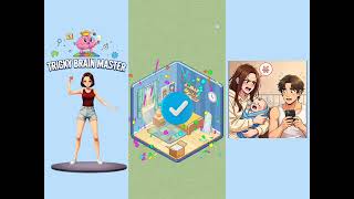 Tricky Brain Master Level 3 - Walkthrough & Answer | Arrange the furniture in room