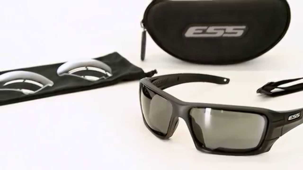 ESS Rollbar Ballistic Sunglass with Rapid Lens Exchange - YouTube