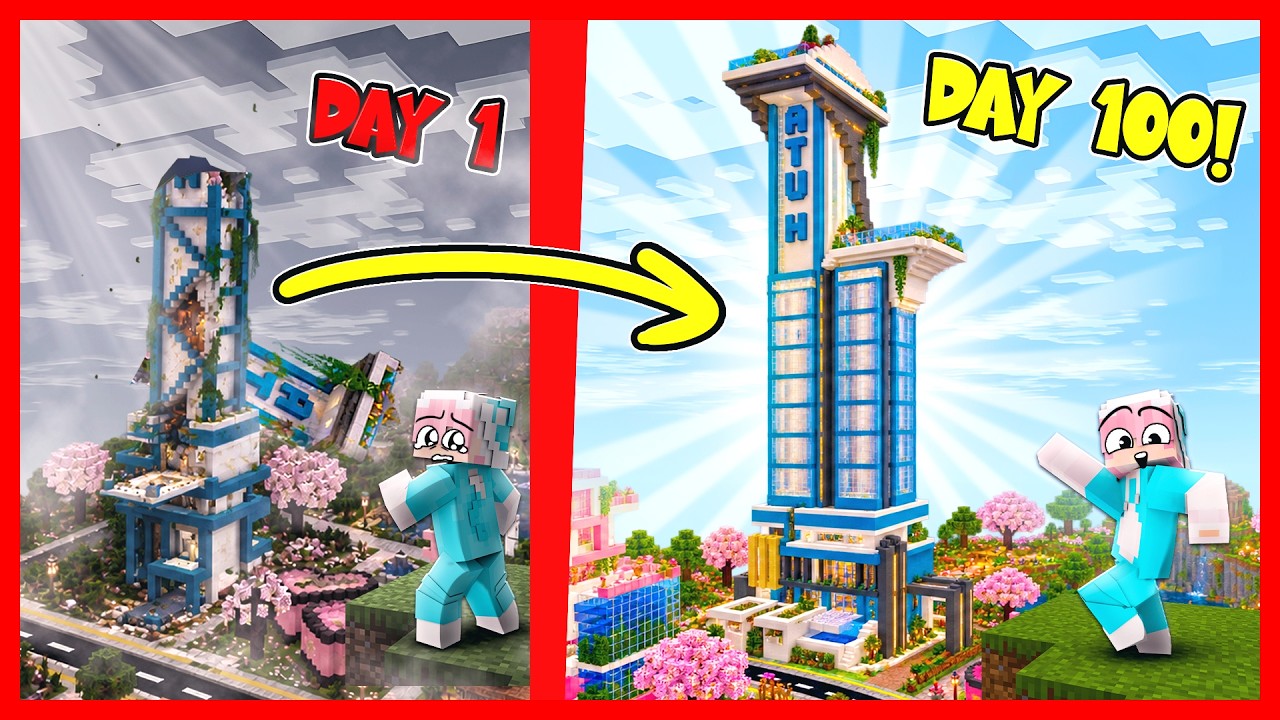 ATUN MEMBANGUN KEMBALI RUMAH YANG SUDAH DITINGGALI SELAMA 5 TAHUN DI MINECRAFT !! Feat @sapipurba